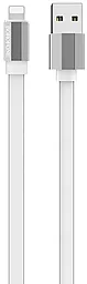 Кабель Borofone BU8 Glory USB-A - Lightning 12w 2.4a 1.2м cable White