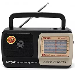 Радиоприемник KIPO KB-408AC Black - миниатюра 2