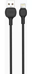 Кабель XO NB169 USB-A - Lightning 10w 1м cable Black - фото Кабель XO NB169 USB-A - Lightning 10w 1м cable Black