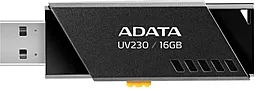 Флешка ADATA UV230 16GB USB 2.0 (AUV230-16G-RBK) Black - фото Флешка ADATA UV230 16GB USB 2.0 (AUV230-16G-RBK) Black