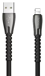 Кабель Hoco U58 Core USB-A - Lightning 12w 2.4a 1.2м cable Black - фото Кабель Hoco U58 Core USB-A - Lightning 12w 2.4a 1.2м cable Black