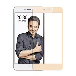 Защитное стекло 1TOUCH Full Cover Xiaomi Redmi 4A Gold