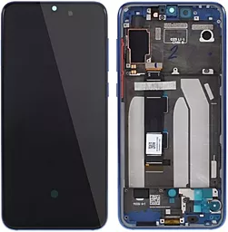 Дисплей Xiaomi Mi 9 SE з тачскріном і рамкою, оригінал, Blue