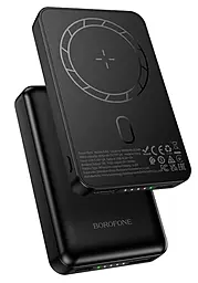 Повербанк Borofone BJ82 Dawn magnetic 5000mAh Black - фото Повербанк Borofone BJ82 Dawn magnetic 5000mAh Black
