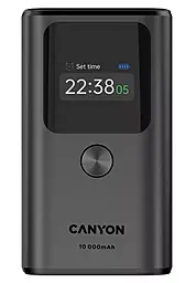 Повербанк Canyon OnPower 130 TFT 10000mAh 30W Dark Grey (CNS-CPB130DG) - фото Повербанк Canyon OnPower 130 TFT 10000mAh 30W Dark Grey (CNS-CPB130DG)