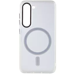 Чохол Epik TPU Lyon frosted with MagSafe для Samsung Galaxy S23 White
