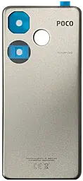 Задняя крышка корпуса Xiaomi Poco F6 / Redmi Turbo 3 со стеклом камеры Titanium - фото Задняя крышка корпуса Xiaomi Poco F6 / Redmi Turbo 3 со стеклом камеры Titanium