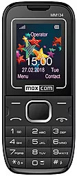 Мобильный телефон Maxcom MM134 Black - фото Мобильный телефон Maxcom MM134 Black