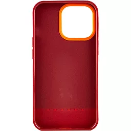 Чехол Epik TPU+PC Bichromatic для Apple iPhone 13 Pro (6.1") Brown burgundy / Orange - миниатюра 2