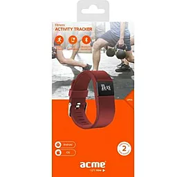 Фітнес-браслет Acme ACT03 Activity Tracker Red - мініатюра 3 Фітнес-браслет Acme ACT03 Activity Tracker Red - мініатюра 3