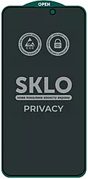 Защитное стекло SKLO 5D Privacy для Apple iPhone 15 Pro Black (тех.упак) - фото Защитное стекло SKLO 5D Privacy для Apple iPhone 15 Pro Black (тех.упак)