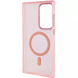 Чехол Epik TPU Lyon frosted with MagSafe для Samsung Galaxy S23 Ultra Pink - миниатюра 3