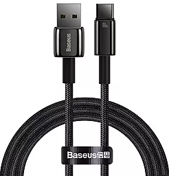 USB Кабель Baseus Tungsten Gold 100w 5a USB Type-C cable black (CAWJ000001)