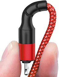 Кабель XO NB117 USB-A - Lightning 10.5w 0.25м cable Red - миниатюра 3 Кабель XO NB117 USB-A - Lightning 10.5w 0.25м cable Red - миниатюра 3