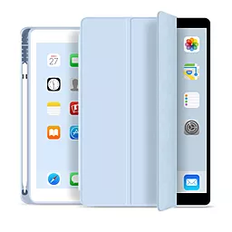 Чехол для планшета BeCover Tri Fold Soft TPU с креплением Apple Pencil для Apple iPad 10.2" 7 (2019), 8 (2020), 9 (2021) Light Blue (706747) - фото Чехол для планшета BeCover Tri Fold Soft TPU с креплением Apple Pencil для Apple iPad 10.2" 7 (2019), 8 (2020), 9 (2021) Light Blue (706747)