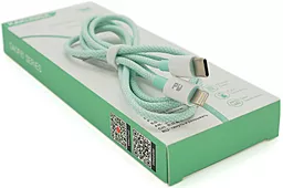 Кабель USB PD iKaku KSC-723 GAOFEI 20W USB Type-C - Lightning Cable Green