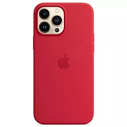 Чохол Silicone Case Full with MagSafe and SplashScreen для Apple iPhone 13 Pro Red - фото Чохол Silicone Case Full with MagSafe and SplashScreen для Apple iPhone 13 Pro Red