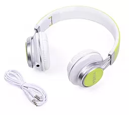 Навушники Vinga HSM040 White/Green - мініатюра 4