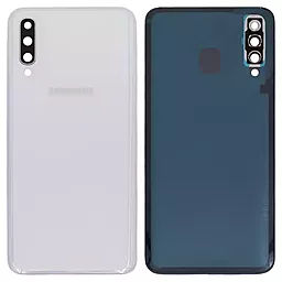 Задняя крышка корпуса Samsung Galaxy A50 2019 A505 со стеклом камеры White