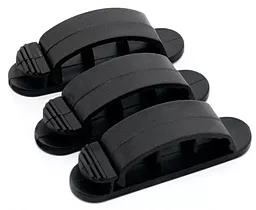 Органайзер для кабелей ExtraDigital Cable Clips CC-912 Black (KBC1709) - фото Органайзер для кабелей ExtraDigital Cable Clips CC-912 Black (KBC1709)