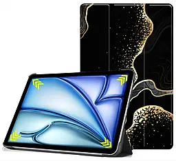 Чохол для планшету BeCover Smart Case для Apple iPad Air 11" M4 2026 Black Abstraction (715204) - фото Чохол для планшету BeCover Smart Case для Apple iPad Air 11" M4 2026 Black Abstraction (715204)
