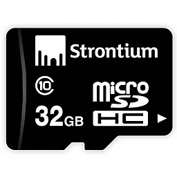 Карта пам'яті Strontium microSDHC 32GB Class 10 (SR32GTFC10R) - фото Карта пам'яті Strontium microSDHC 32GB Class 10 (SR32GTFC10R)