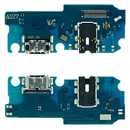 Нижняя плата Samsung Galaxy A12 Nacho A127 с разъемом зарядки, наушников, микрофоном - фото Нижняя плата Samsung Galaxy A12 Nacho A127 с разъемом зарядки, наушников, микрофоном