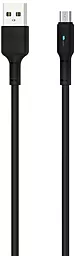 Кабель Gelius Pro Lamp USB-A - micro USB 15w 3a 1м cable Black (GP-UC100) - фото Кабель Gelius Pro Lamp USB-A - micro USB 15w 3a 1м cable Black (GP-UC100)