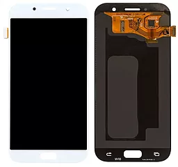 Дисплей Samsung Galaxy A7 A720 2017 с тачскрином, (TFT), White - фото Дисплей Samsung Galaxy A7 A720 2017 с тачскрином, (TFT), White