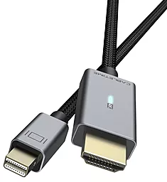 Відеокабель Mini DisplayPort - HDMI v1.4 4k 30hz 1m black (CD50H) Cabletime - фото Відеокабель Mini DisplayPort - HDMI v1.4 4k 30hz 1m black (CD50H) Cabletime