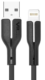Кабель Veron SL06 Silicon USB-A - Lightning 12w 3a 1м cable Black - фото Кабель Veron SL06 Silicon USB-A - Lightning 12w 3a 1м cable Black