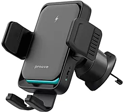Держатель с беспроводной зарядкой Proove Sonic Pro 15W Black (WHSP15002001) - фото Держатель с беспроводной зарядкой Proove Sonic Pro 15W Black (WHSP15002001)
