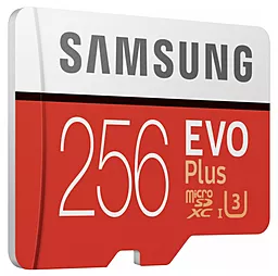 Карта пам'яті Samsung microSDXC 256GB Evo Plus Class 10 UHS-I U3 + SD-адаптер (MB-MC256HA/RU) - мініатюра 6
