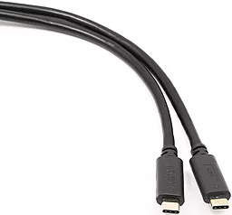Мультимедийный кабель Cablexpert USB3.1 Type-C - Type-C 15w 3a 1м 10gbps data cable Black (CCP-USB3.1-CMCM-1м) - фото Мультимедийный кабель Cablexpert USB3.1 Type-C - Type-C 15w 3a 1м 10gbps data cable Black (CCP-USB3.1-CMCM-1м)