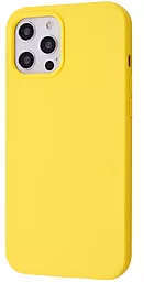 Чохол Wave Full Silicone Cover для Apple iPhone 12 Pro Max Yellow