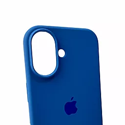 Чехол Silicone Case Full для Apple iPhone 16 Royal Blue - миниатюра 3 Чехол Silicone Case Full для Apple iPhone 16 Royal Blue - миниатюра 3