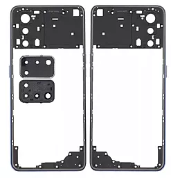 Рамка корпусу Oppo A74 4G зі склом камери Prism Black - фото Рамка корпусу Oppo A74 4G зі склом камери Prism Black