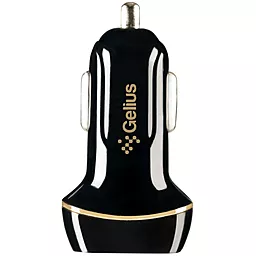 Автомобильное зарядное устройство Gelius GU-CC02 Ultra Voyager 2.4a 2xUSB-A car cgharger + micro USB cable black - фото Автомобильное зарядное устройство Gelius GU-CC02 Ultra Voyager 2.4a 2xUSB-A car cgharger + micro USB cable black