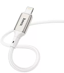 Кабель Hoco X66 Howdy USB Type-C - Lightning 20w 3a 1м PD сable White - миниатюра 2 Кабель Hoco X66 Howdy USB Type-C - Lightning 20w 3a 1м PD сable White - миниатюра 2