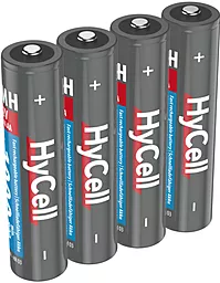 Аккумулятор HyCell AAA/HR03 NI-MH 1000 mAh BL 4шт - фото Аккумулятор HyCell AAA/HR03 NI-MH 1000 mAh BL 4шт