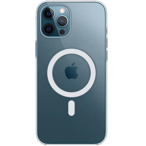 Чехол Silicone Case Clear with MagSafe для Apple iPhone 12 Pro Max - фото 1