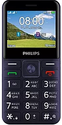Мобильный телефон Philips Xenium E207 Blue - фото Мобильный телефон Philips Xenium E207 Blue