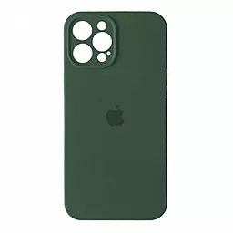 Чехол Silicone Case Full Camera для Apple iPhone 15 Pro Max pine green