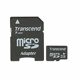 Карта памяти Transcend microSDHC 2GB (TS2GUSD)