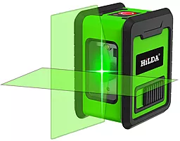 Лазерный уровень Hilda IP54 500 см Green - фото Лазерный уровень Hilda IP54 500 см Green
