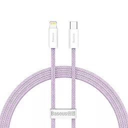 Кабель Baseus Dynamic USB Type-C - Lightning 20w 3a 1м PD сable Purple (CALD000005) - фото Кабель Baseus Dynamic USB Type-C - Lightning 20w 3a 1м PD сable Purple (CALD000005)