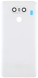 Задня кришка корпусу LG G6 H870 / G6 H871 / G6 H872 / G6 H873 / G6 LS993 зі склом камери, Original Mystic White - фото Задня кришка корпусу LG G6 H870 / G6 H871 / G6 H872 / G6 H873 / G6 LS993 зі склом камери, Original Mystic White
