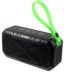 Колонки акустические W-King S18 Black/Green - миниатюра 3