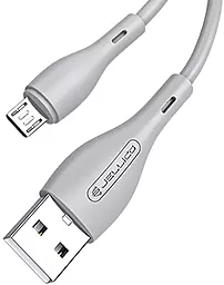 Кабель Jellico A14 USB-A - micro USB 15w 3.1a 1м cable Gray - миниатюра 2 Кабель Jellico A14 USB-A - micro USB 15w 3.1a 1м cable Gray - миниатюра 2
