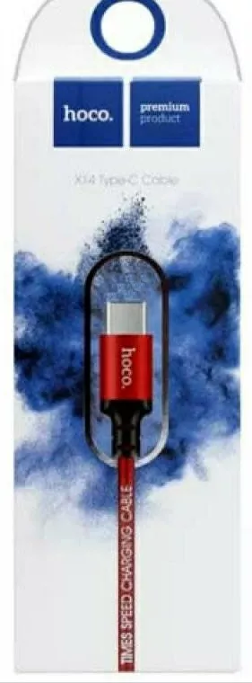 Кабель Hoco X14 Times Speed USB-A - Type-C 12w 2.4a 2м cable Red - фото 7